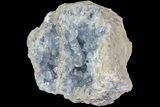 Sky Blue Celestine (Celestite) Geode Section - Madagascar #183664-1